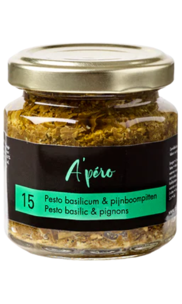 A'pero 15  pesto basil en pijnboompit 100 gr