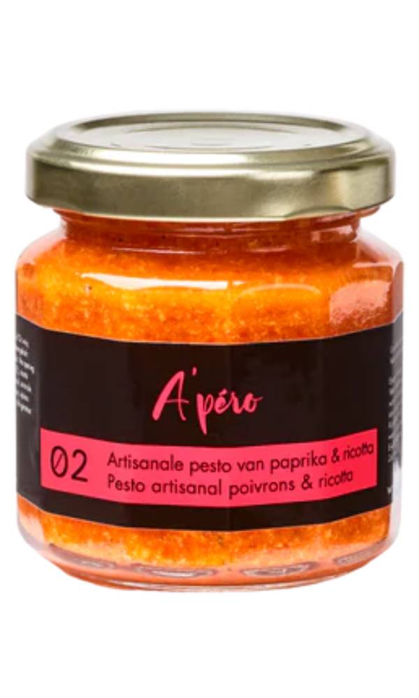 A'pero 2 pesto paprika & ricotta 100gr