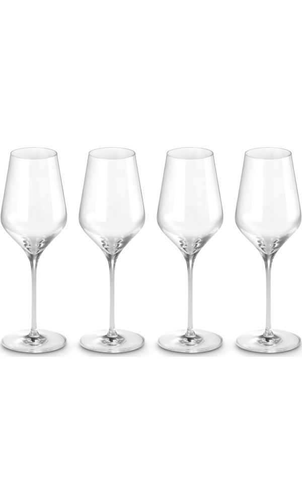 Set van 4 Witte Wijn Glazen Le Creuset