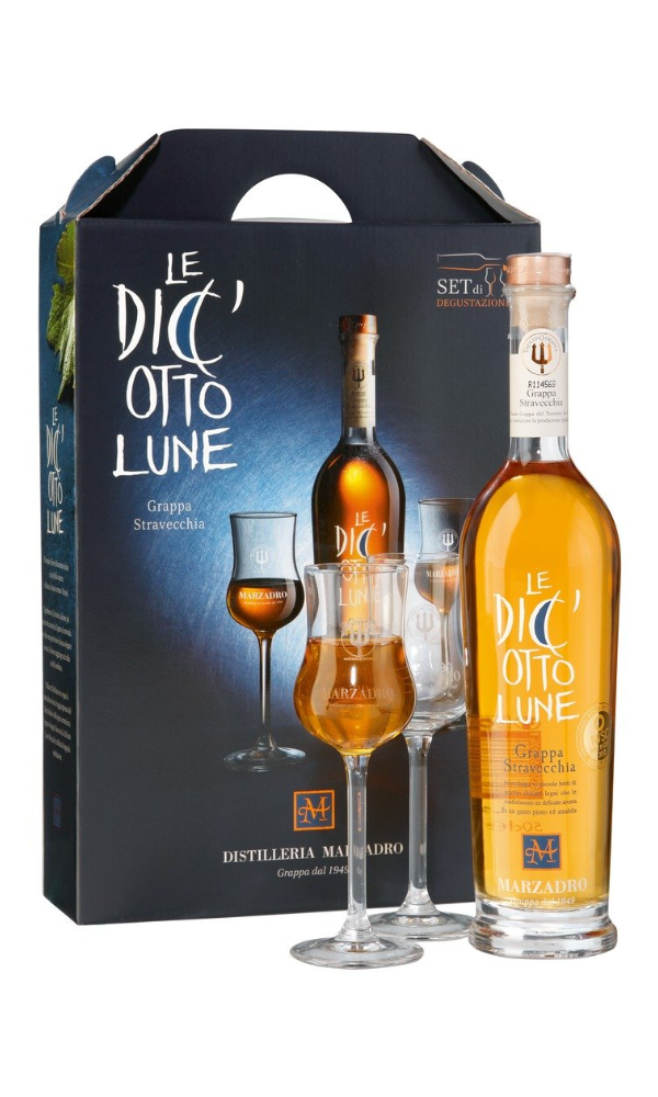 Marzadro Le Diciotto Lune + 2 glazen