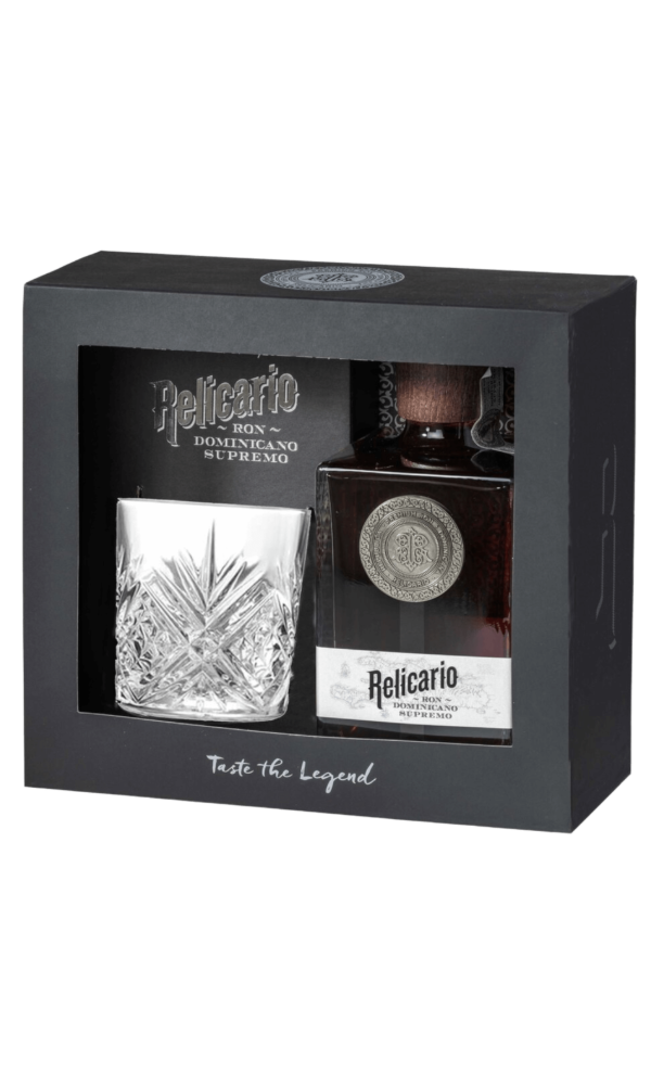 Relicario Ron Supremo 40%+ glass