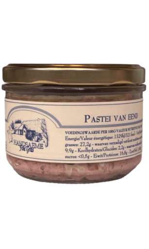 [VOPTHZ001] Handsaeme pastei Eend bokaal 200g