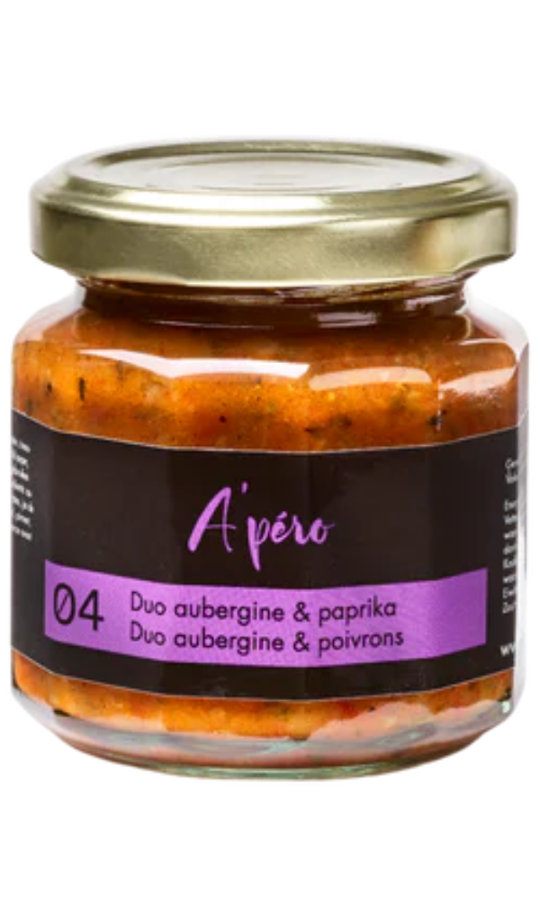 A'pero 4 aubergine & paprika 100gr