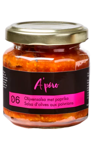 [VOTAAP004] A'pero 6 olijvensalsa met paprika 100gr