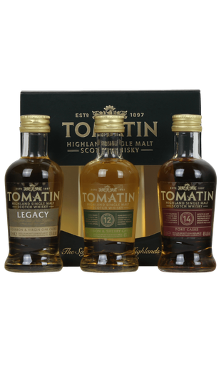 [AHWHTO008] Tomatin triple pack 3x5cl Whisky